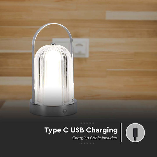 V-TAC Dekorative Lampe Silber