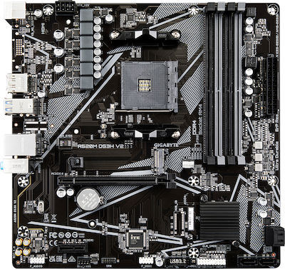 Gigabyte A520M DS3H V2 Motherboard Micro ATX with AMD AM4 Socket