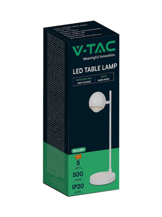 V-TAC LED Schreibtischlampe in Weiß Farbe