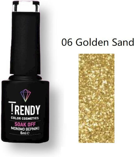 Trendy Color Cosmetics Semi-Permanent Nail Polish 006 6ml 1pcs