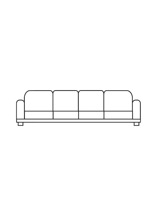 Mc Decor Tunez Elastic Cover for Four Seater sofa Pink 230εκ. 1pcs MCL.EL.TUNEZ.TE-ROZ