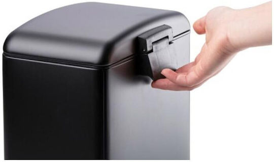 Dirt Devil Inox Банята кошче Софт Клоуз 6лт Черен