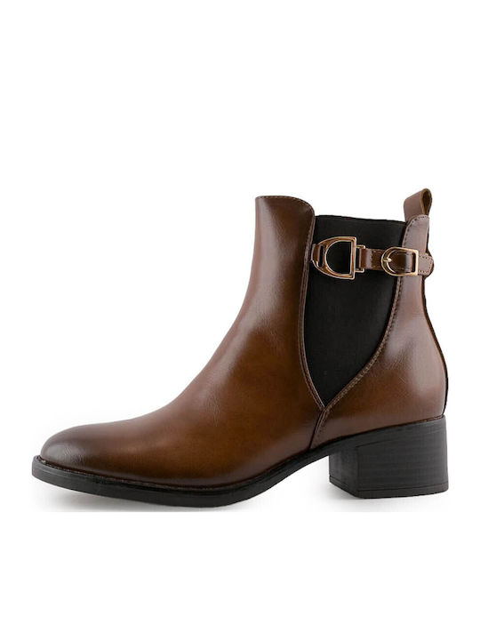 Stiefeletten Damen Tabac Braun