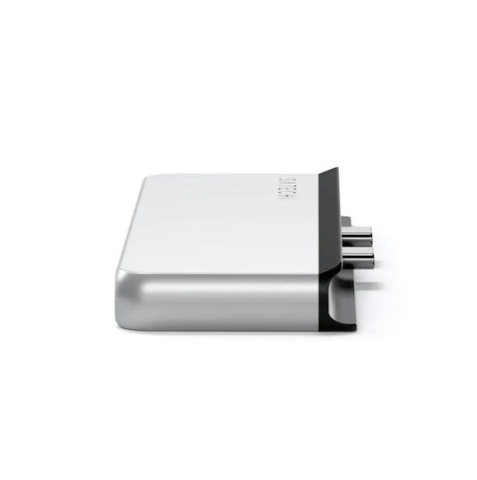 Satechi Docking Station with Dual USB-C HDMI 4K PD Ethernet Silver (ST-HSP9P)