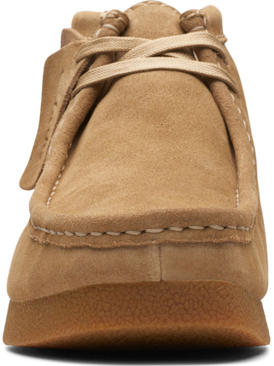 Dark Suede Women's Chelsea Boots Beige