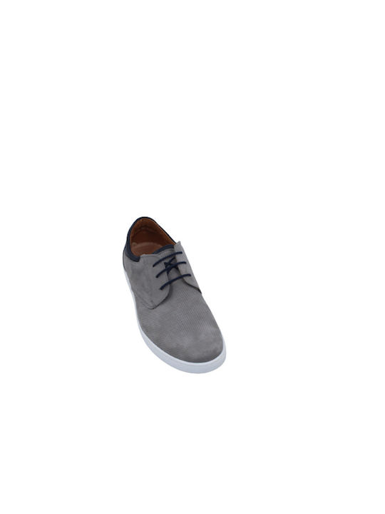 Antonio Shoes Men's Leather Casual Shoes Gray