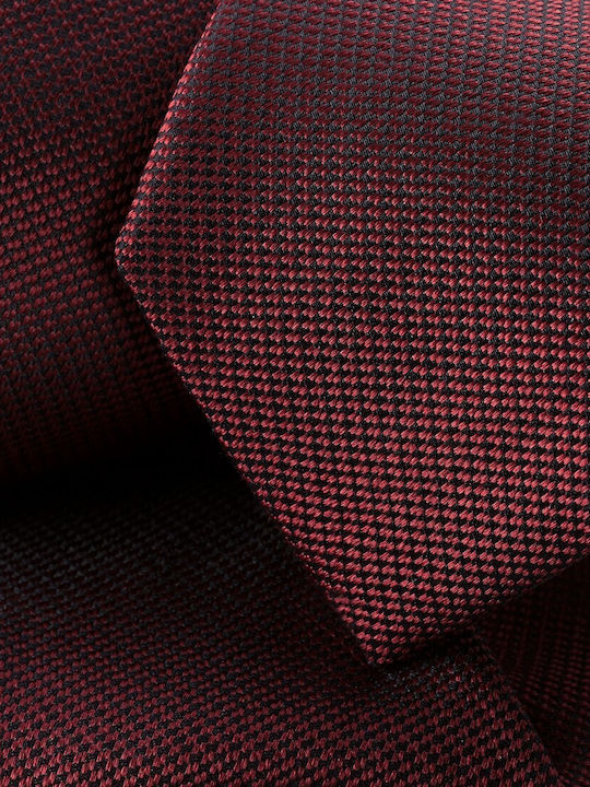 Charles Tyrwhitt Cravată pentru Bărbați Mătase Monocromie în Culorea Roșu