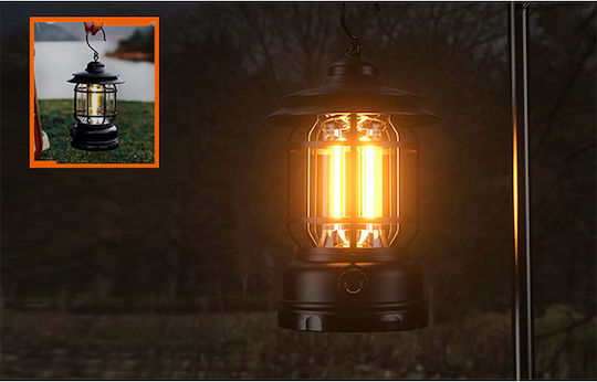 Superfire T39 Led Batterie Laterne für Camping mit Taschenlampe 195lm 12W