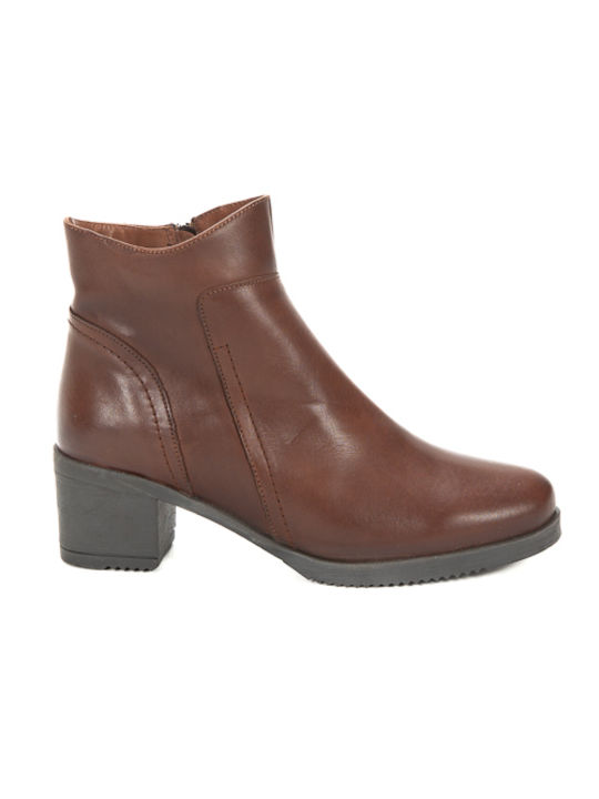 Treintas Shoes Damen Knöchelstiefel Braun