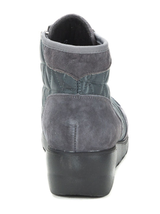 Treintas Shoes Women's Platform Boots Gray