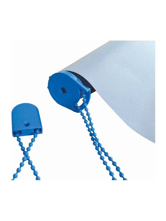 Sidirela Roller Blind Total Blackout Light Blue Type "P"140xH210cm Ε-2526