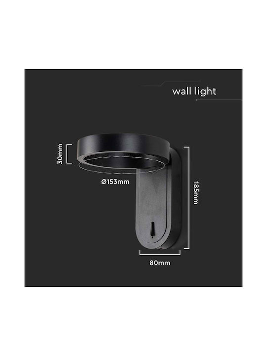 V-TAC V-TAC Decken- und Wandleuchten Mit Eingebauter LED In Schwarz Farbe