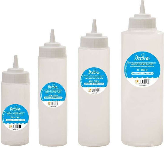 Decora Durchsichtige Flasche für Soße mit einer Kapazität von 250ml