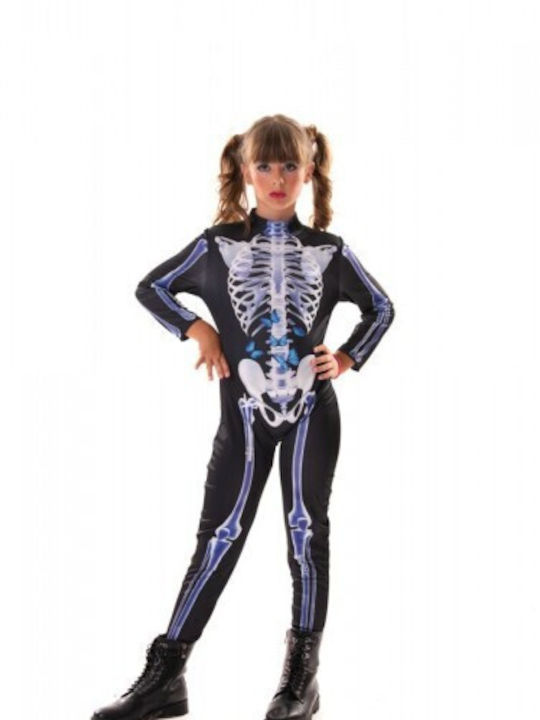 Kids Carnival Costume BONES SKELETON