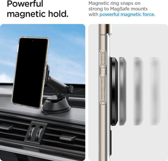 Spigen MagSafe Ring OneTap MagSafe Metal Plate with Alignment Guide Carbon