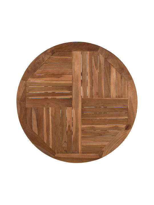 Tisch Zusammenklappbar Kendall Natural 106x106x73cm