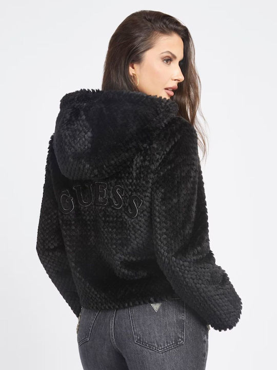 Theoline Women's Long Fur Black