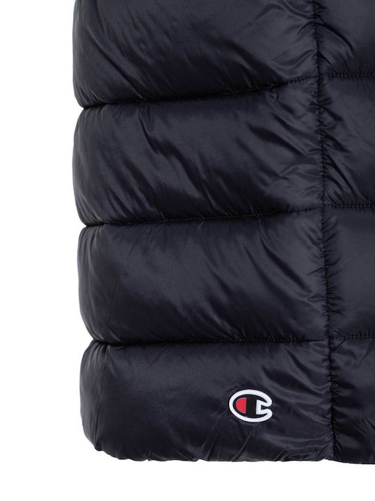 Champion Women's Short Puffer Jacket for Winter Black