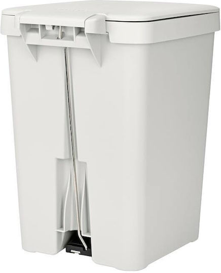 Brabantia Κάδος Stepup Απορριμμάτων Πλαστικός με Πεντάλ Γκρι 25lt