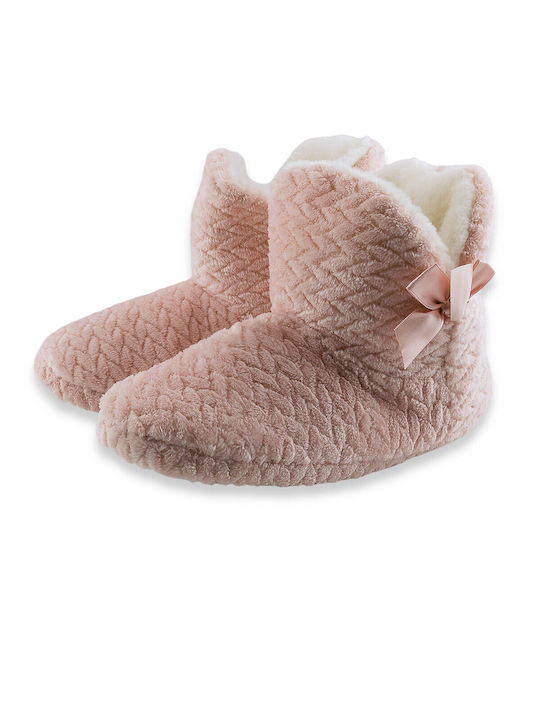 Love4shoes Closed-Toe Women's Slippers Pink