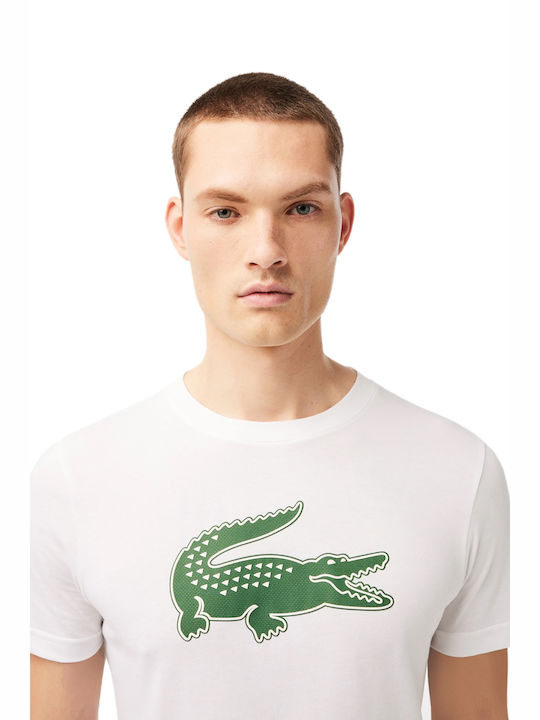 Lacoste Herren T-Shirt Kurzarm Weiß