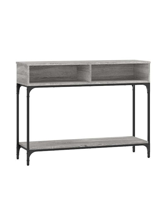 Wooden Console Table Grey Sonoma L100xW30.5xH75cm