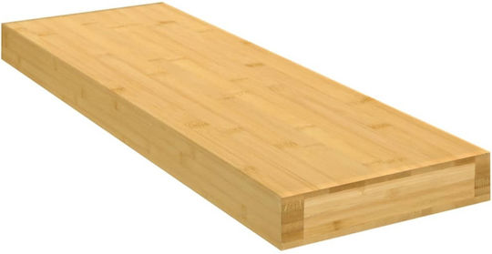 Shelf Wall 60x20x4cm Bamboo Shelf Wall 60x20x4cm Bamboo