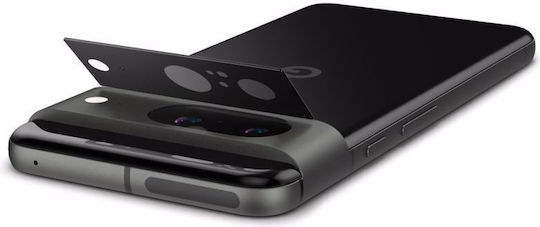 Spigen Optik.TR Ez Fit 2pcs Протектор за камера Закалено стъкло Черен за Google Pixel 8