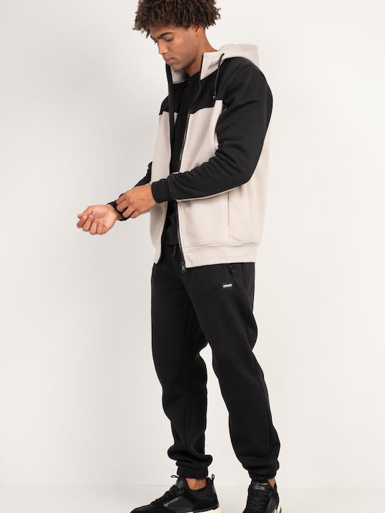 Rebase Men's Sweatpants with Rubber Black