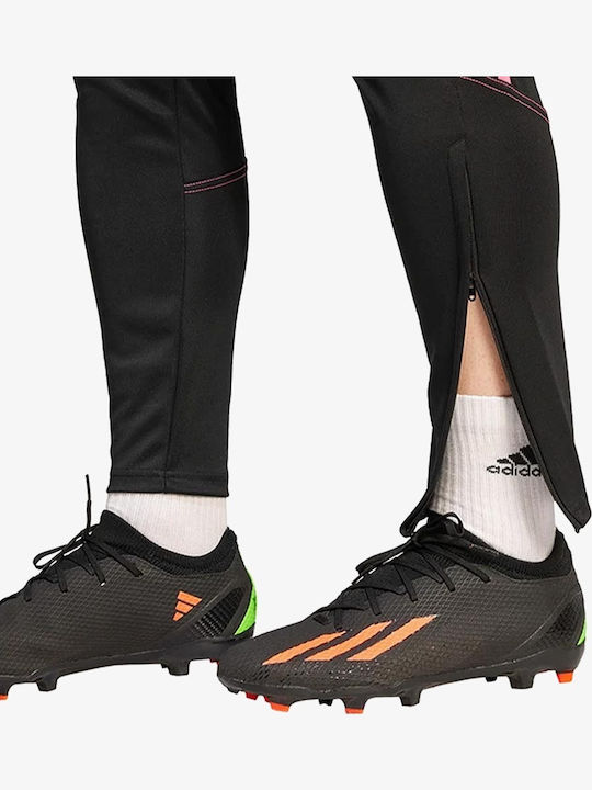 Tiro 23 Club Training Fußball Jogginghose Glänzend mit Gummizug Schwarz