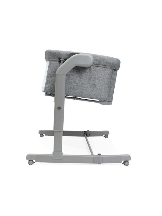 Chicco Cradle Next2Me Magic Evo with Mattress, Side Opening, and Wheels 40 Dark Grey