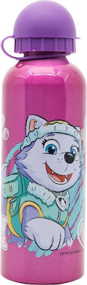 Stor Kids Water Bottle Paw Patrol Aluminium Fuchsia 530ml