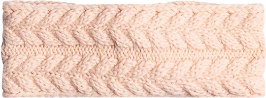 Pink Breath Γυναικείο Headband Πλεκτό σε Ροζ χρώμα