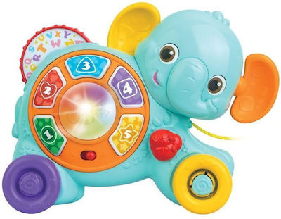 Winfun Slide Toy Συρόμενο Ελεφαντάκι with Music and Sounds for 6++ Months