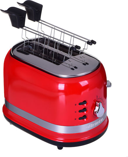 Ariete Moderna Φρυγανιέρα 2 Θέσεων 815W Κόκκινη