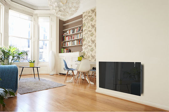 Radialight Aetherea Convector Heater Wall 1000W with Electronic Thermostat 80x45cm Black