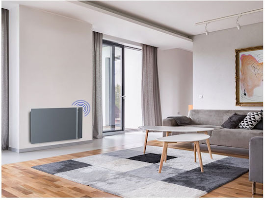 Radialight Kyoto Convector Heater Wall 2000W with Electronic Thermostat and WiFi 125x45cm Anthracite