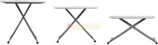 Table Catering Blow Foldable 76x49x72cm White Table Catering Blow Foldable 76x49x72cm White