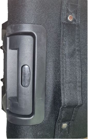 Rain RB7226 Sack Voyage Back 83L Black with Wheels Fabric M68xP35xH40cm