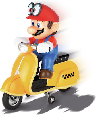 Carrera Super Mario Odyssey Scooter Remote Controlled Motorcycle 1:18