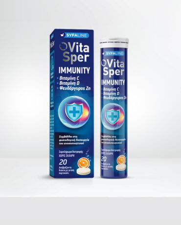 Vitasper Immunity C, D3 & Zn Multivitamin for Immune System Boost Orange 20 eff. tabs