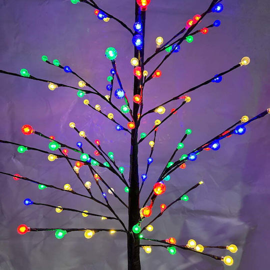 Christmas Decorative Illuminated Plastic Tree Natural Appearance Brown Tree
