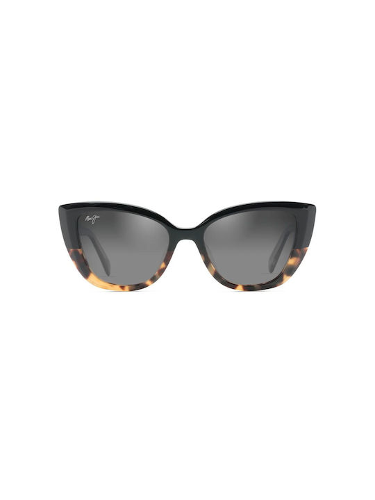 Maui Jim Blossom Sonnenbrillen mit Mehrfarbig Rahmen und Schwarz Polarisiert Linse GS892-02