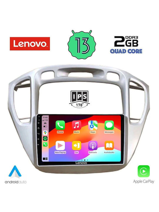 Lenovo Ηχοσύστημα Αυτοκινήτου για Toyota Highlander 2002-2009 (Bluetooth/USB/WiFi/GPS/Apple-Carplay/Android-Auto) με Οθόνη Αφής 9"