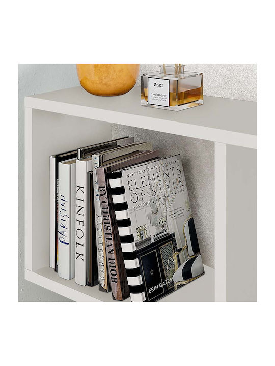 Masă Laterală Rectangulară Homemania din Lemn Albă 60x20x60cm