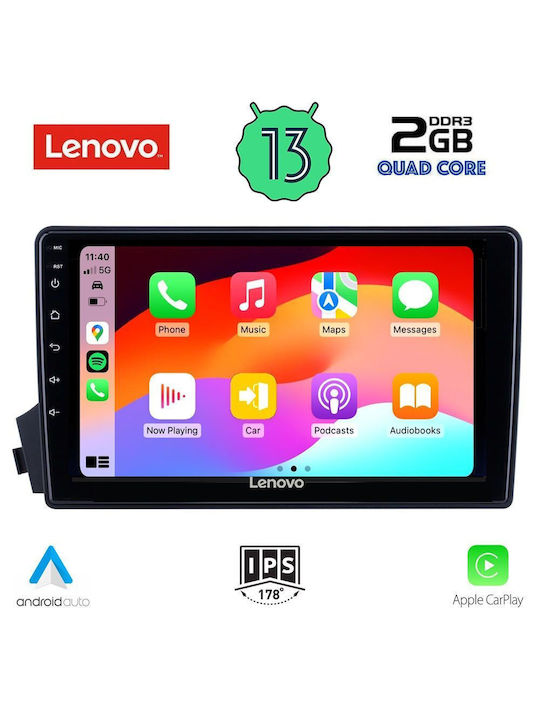 Lenovo Car Audio System for Ssangyong Actyon 2006-2015 (Bluetooth/USB/WiFi/GPS/Apple-Carplay/Android-Auto) with Touch Screen 9"