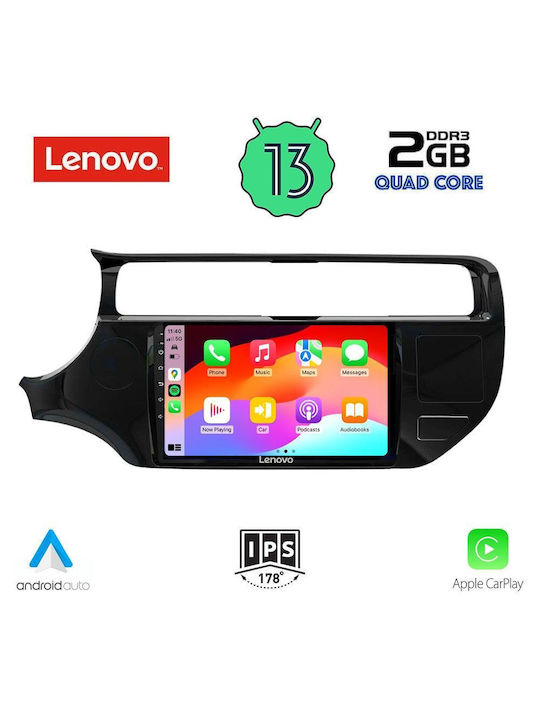 Lenovo Ηχοσύστημα Αυτοκινήτου για Kia Rio 2015-2018 (Bluetooth/USB/WiFi/GPS/Apple-Carplay/Android-Auto) με Οθόνη Αφής 9"