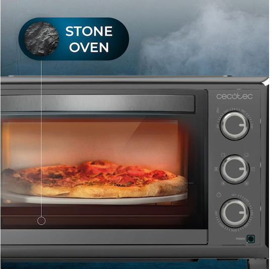Cecotec Bake & Toast 2600 4Pizza Electric Countertop Oven 26L No Burners Hot Air Black