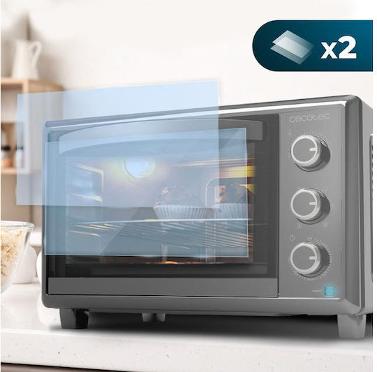 Cecotec Bake & Toast 2600 4Pizza Electric Countertop Oven 26L No Burners Hot Air Black