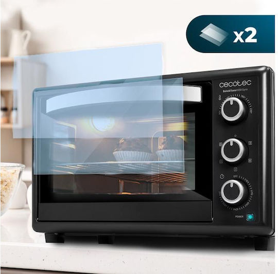 Cecotec Bake & Toast 3090 Gyro Ηλεκτρικό Φουρνάκι 30lt Χωρίς Εστίες με Αέρα Μαύρο
